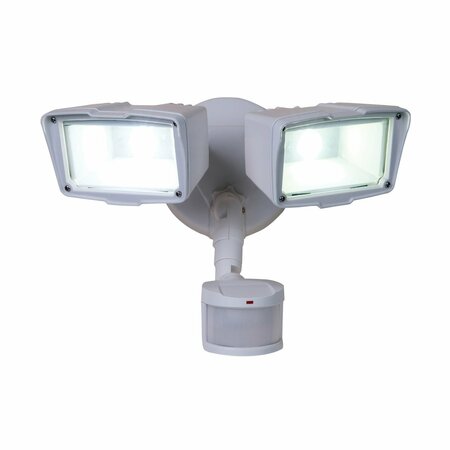 COOPER LIGHTING Halo MST203T Series Flood Light, 120 V, 2-Lamp, LED Lamp, Bright White/Daylight/Soft White Light MST203T18W